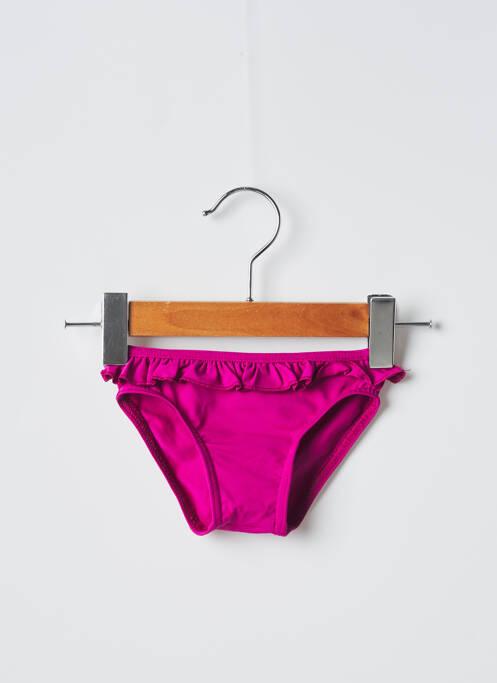 Chiloți de baie roz PETIT BATEAU fată