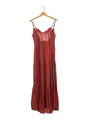Rochie midi croială fluidă portocalie LA REDOUTE femeie
