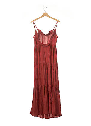 Rochie midi croială fluidă portocalie LA REDOUTE femeie