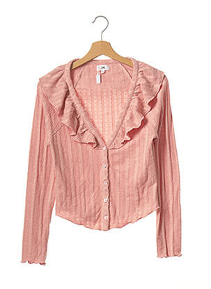 Vestă cu mâneci lungi roz LPA femeie