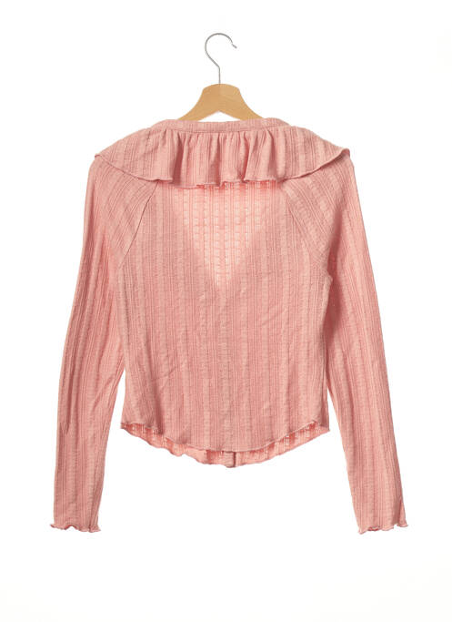 Vestă cu mâneci lungi roz LPA femeie