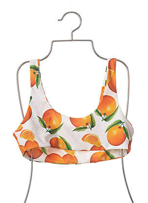 Sutien de costum de baie portocaliu SANS MARQUE femeie