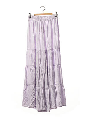 Pantalon larg violet CHICWISH femeie