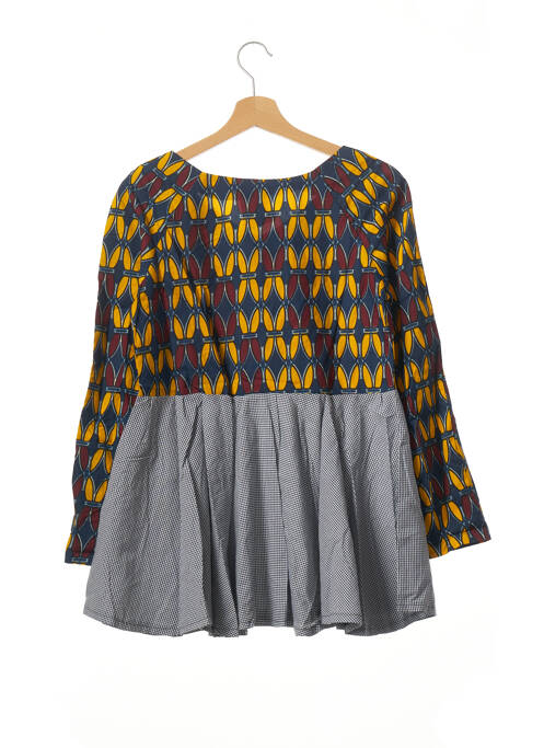 Tunică mâneci lungi imprimeu fantezie albastru MAGAZELLES femme