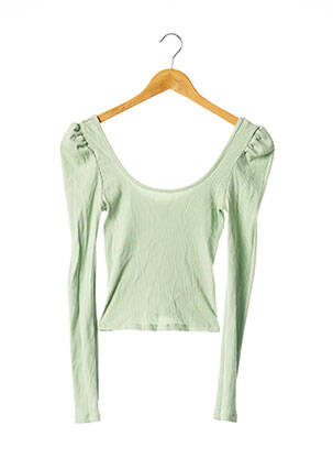 Top elasticitate verde TOPSHOP femeie