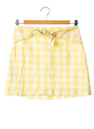 Fustă scurtă galben MANGO femeie