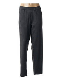 Pantalon drept elasticitate talie înaltă gri BRANDTEX femme