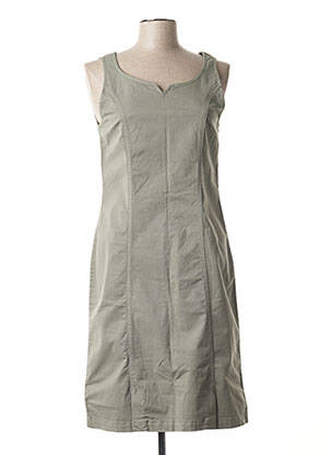 Rochie midi fără mâneci fără mâneci verde IMPAQT femeie