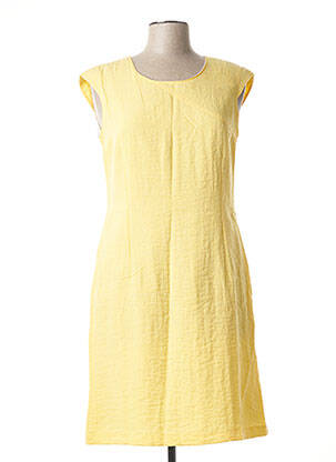 Rochie midi galben GEVANA femeie