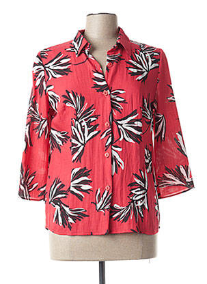 Cămașă imprimeu floral mâneci 3/4 roz GEVANA femme