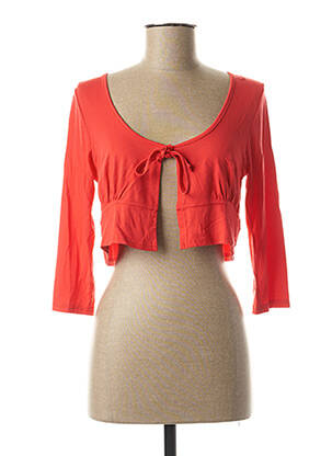 Vestă cu mâneci lungi roșu LES FILLES DE NEAUX femeie