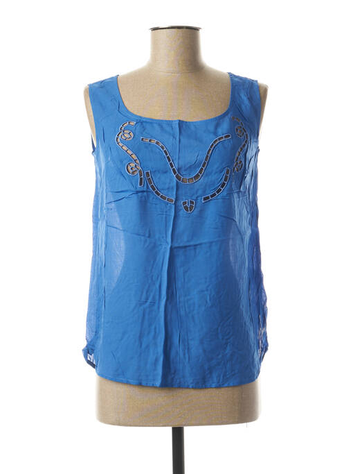 Top albastru DIXIT femeie