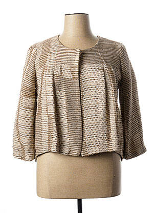 Jachete casual guler rotund bej MANILA GRACE femeie