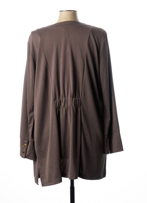 Vestă cu mâneci lungi gri SIGNATURE femeie