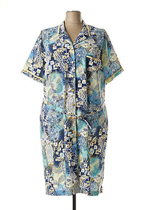 Rochie midi albastru FRANCE RIVOIRE femeie