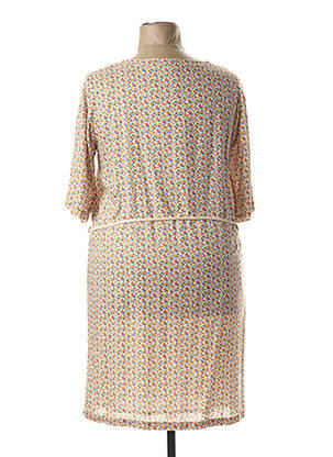 Rochie midi mâneci 3/4 mâneci 3/4 verde FLEUR DE SEL femeie