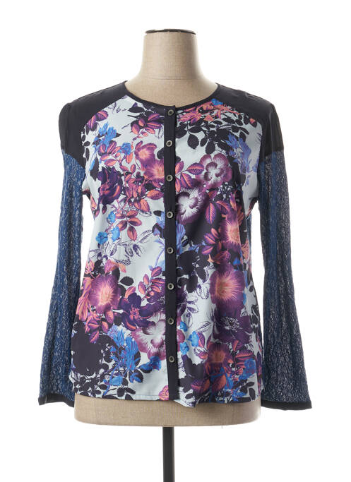 Vestă cu mâneci lungi albastru MAE MAHE femeie