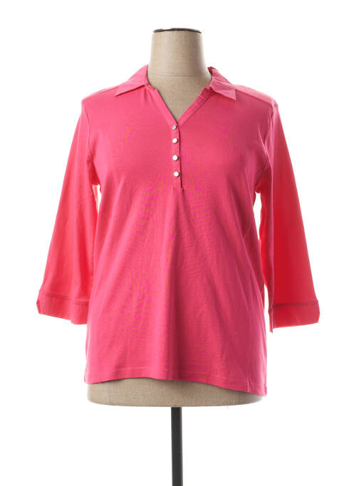 Polo roz SIGNATURE femeie