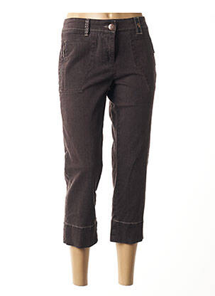 Pantalon trei sferturi maro JOCAVI femeie