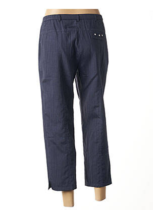 Pantalon trei sferturi croială dreaptă albastru PAUPORTÉ femeie