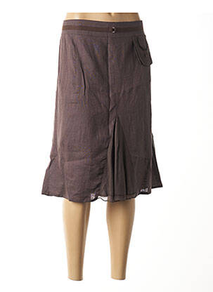 Fustă midi maro COCO MENTHE femeie