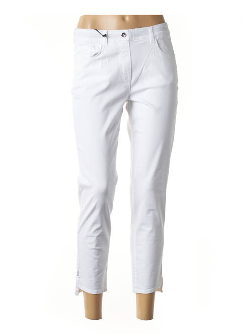 Pantalon trei sferturi alb EAST DRIVE femeie