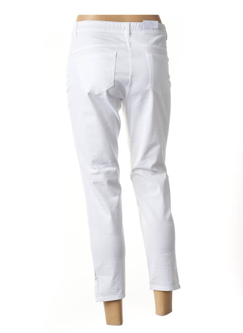 Pantalon trei sferturi alb EAST DRIVE femeie