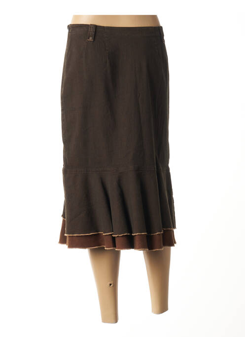 Fustă midi maro ROSA ROSAM femeie
