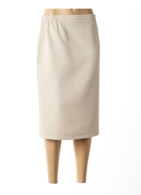 Fustă midi bej FRANCE RIVOIRE femeie