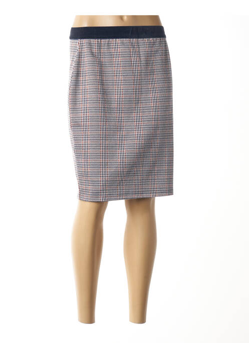 Fustă midi albastru SIGNATURE femeie