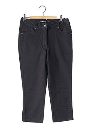 Pantalon trei sferturi elasticitate mărime normală negru LES FILLES DE NEAUX femeie