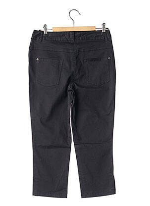 Pantalon trei sferturi elasticitate mărime normală negru LES FILLES DE NEAUX femeie