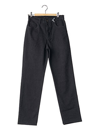 Pantalon slim țesătură poplin mărime normală negru IMPAQT femeie
