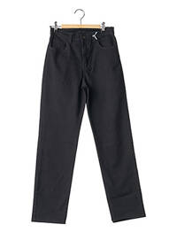 Pantalon slim țesătură poplin mărime normală negru IMPAQT femeie