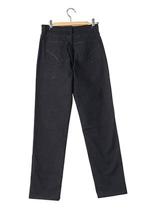 Pantalon slim țesătură poplin mărime normală negru IMPAQT femeie