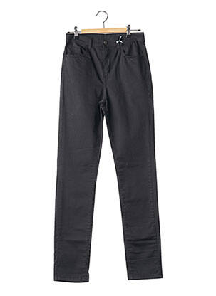 Pantalon slim țesătură poplin mărime normală negru IMPAQT femeie