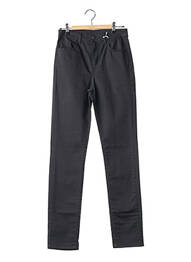 Pantalon slim țesătură poplin mărime normală negru IMPAQT femeie