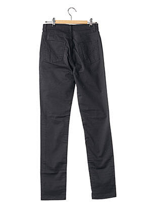 Pantalon slim țesătură poplin mărime normală negru IMPAQT femeie