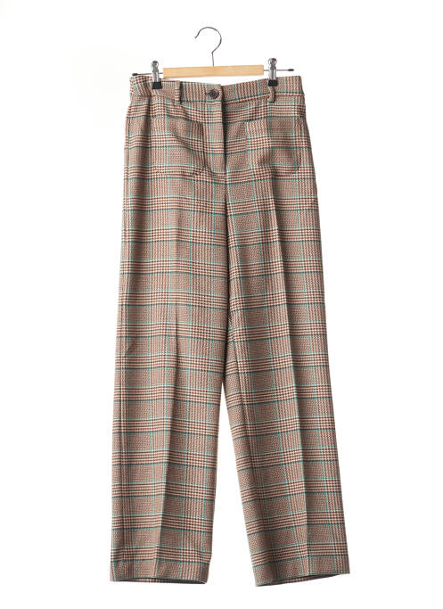 Pantalon larg maro NICE THINGS femeie