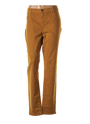 Pantalon slim elasticitate mărime normală galben IMPAQT femeie
