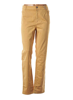 Pantalon slim galben IMPAQT femeie