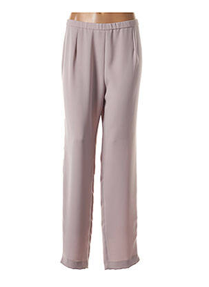 Pantalon slim elasticitate mărime normală maro FRANCE RIVOIRE femeie