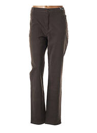 Pantalon slim elasticitate mărime normală maro IMPAQT femeie