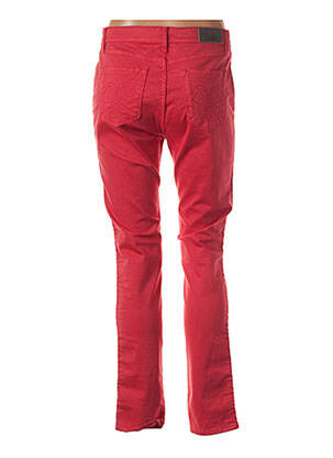 Pantalon slim țesătură poplin mărime normală roșu IMPAQT femeie