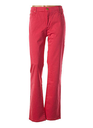 Pantalon slim roșu CRN-F3 femeie