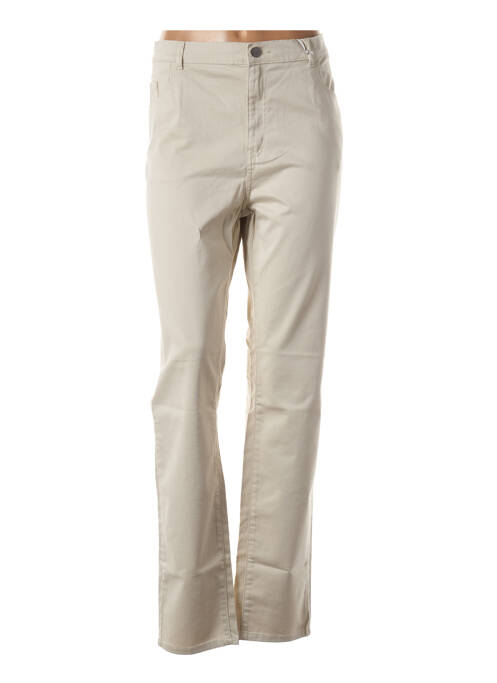 Pantalon slim bej IMPAQT femeie