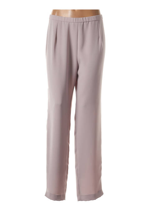 Pantalon slim maro FRANCE RIVOIRE femeie