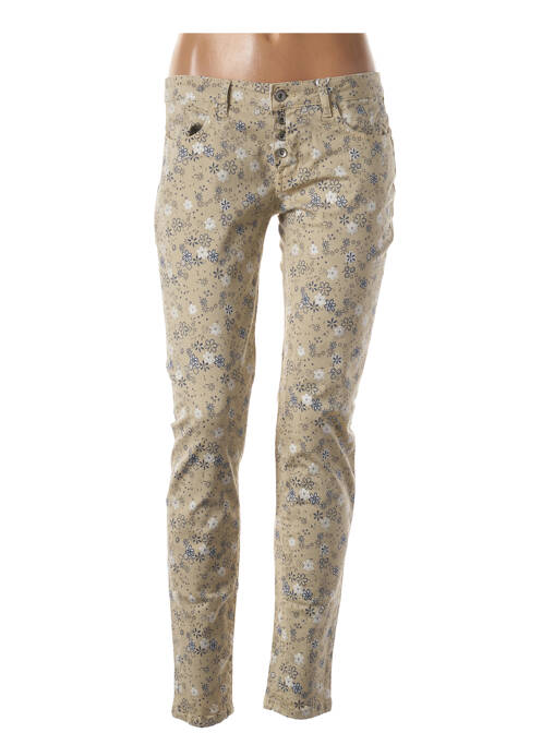 Blugi cu croială slim bej RINASCIMENTO femeie