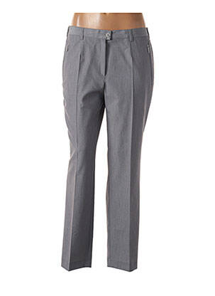 Pantalon drept elasticitate mărime normală gri GERKE MY PANTS femeie