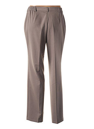 Pantalon drept țesătură crep mărime normală maro GERKE MY PANTS femeie